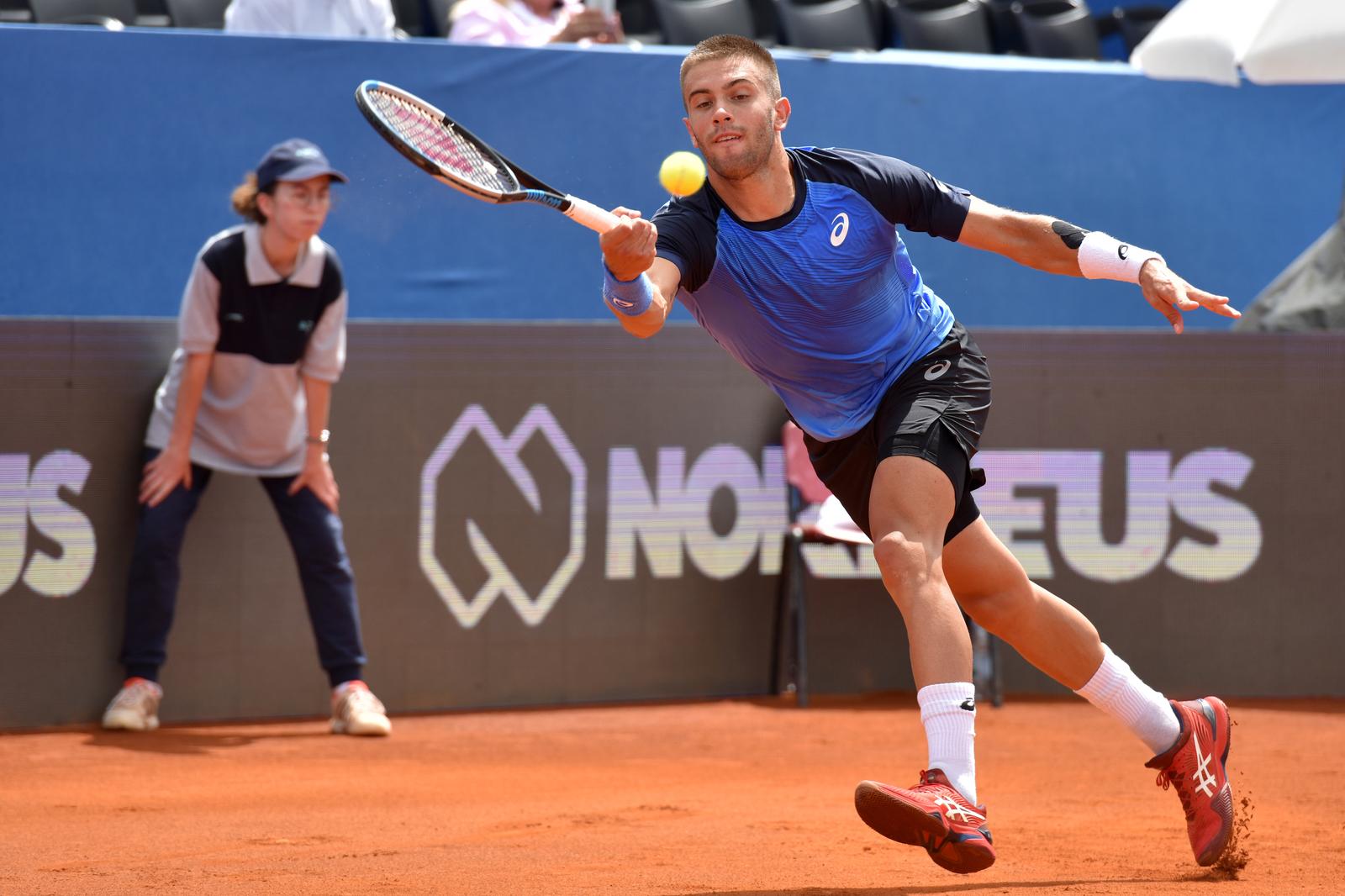 21.06.2020., Zadar - Teniski turnir Adria tour: Pedja Krstin i Borna Coric. Borna Coric. rPhoto: Dino Stanin/PIXSELL
