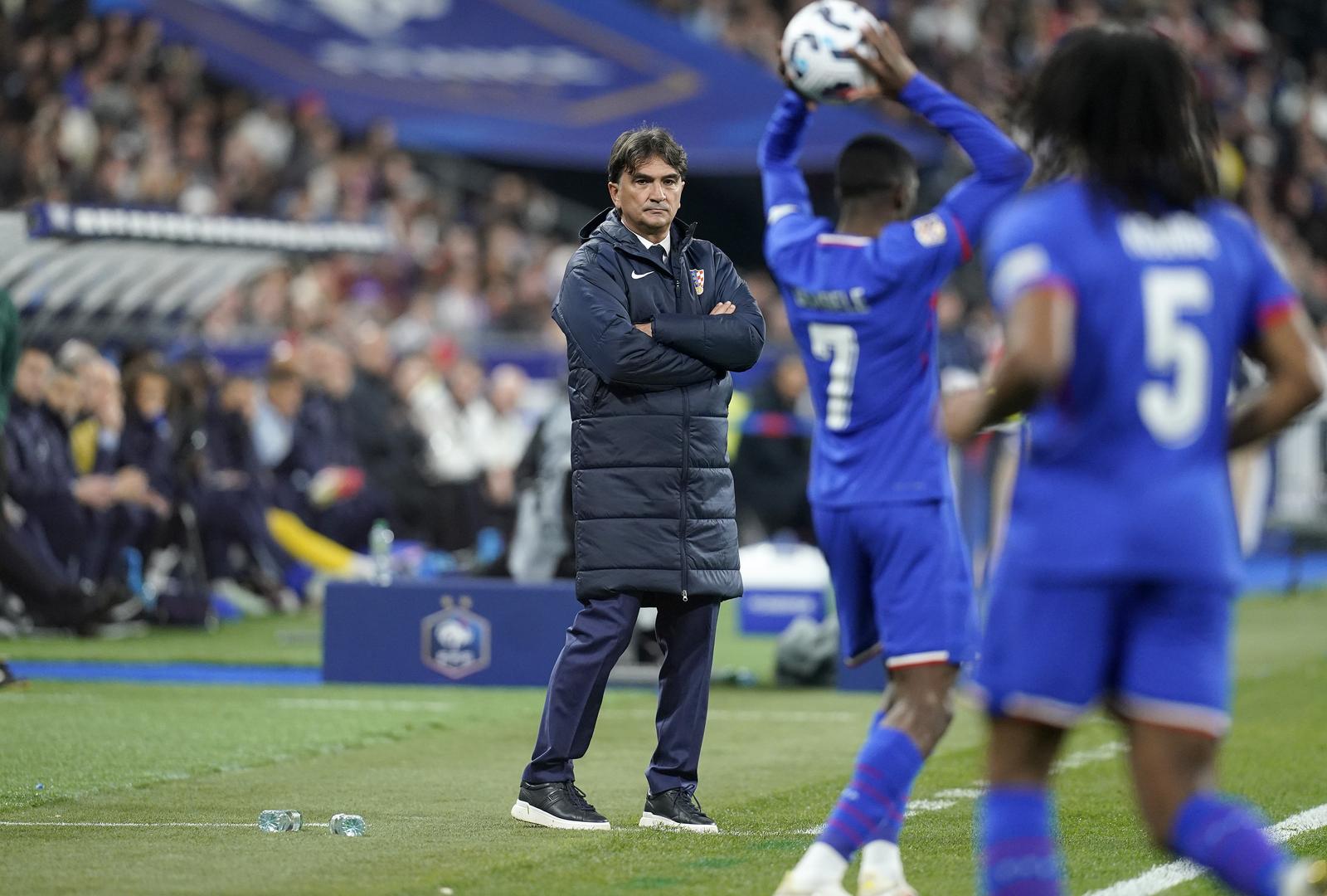 23.03.2025., Pariz, Francuska - UEFA Liga nacija, cetvrtfinale, druga utakmica, Francuska - Hrvatska. Zlatko Dalic Photo: Icon Sport/PIXSELL