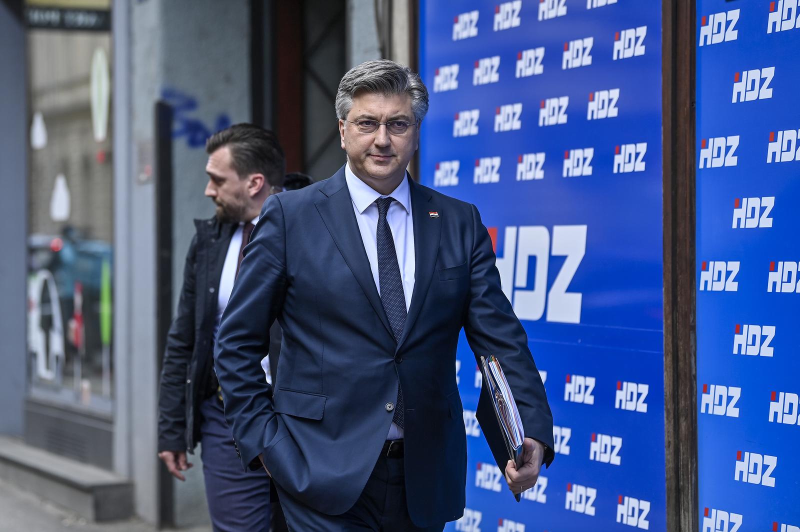 24.03.2025., Zagreb - Zajednicka sjednica predsjednistva  i nacionalnog odbora HDZ-a. Photo: Igor Soban/PIXSELL