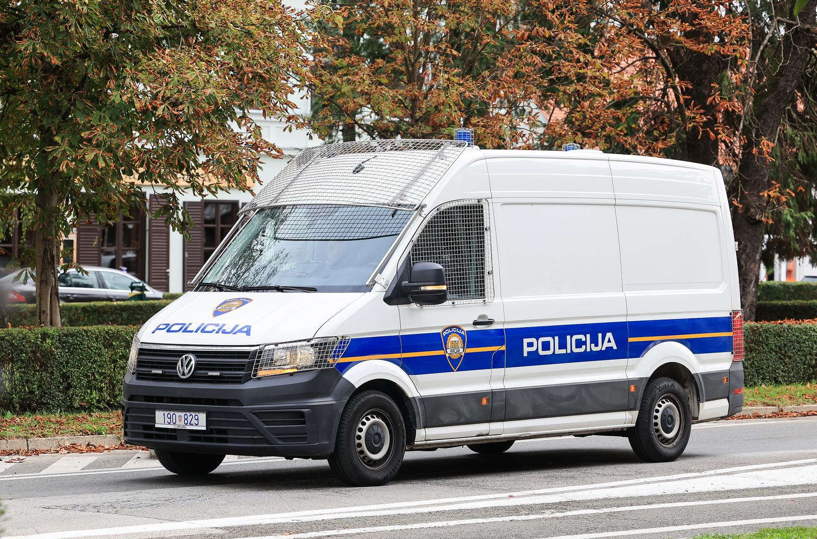 24.10.2023.,Velika Gorica - Privodjenje BBB-ovaca koji su pjevali ustaske pjesme na utakmici Gorica - Dinamo Photo: Marko Prpic/PIXSELL