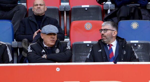 26.02.2025., Split - Stadion Poljud - SuperSport Hrvatski nogometni kup, cetvrtfinale, HNK Hajduk - HNK Rijeka Photo: Sime Zelic/PIXSELL