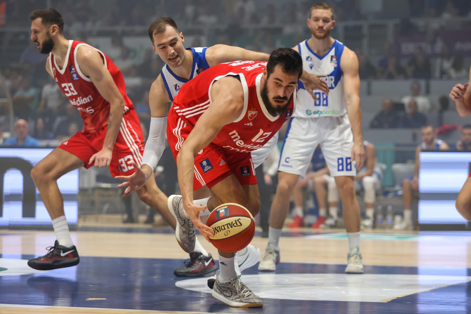 26.10.2024., Zadar - AdmiralBet ABA liga, 06. kolo, KK Zadar - KK Crvena Zvezda Photo: Sime Zelic/PIXSELL