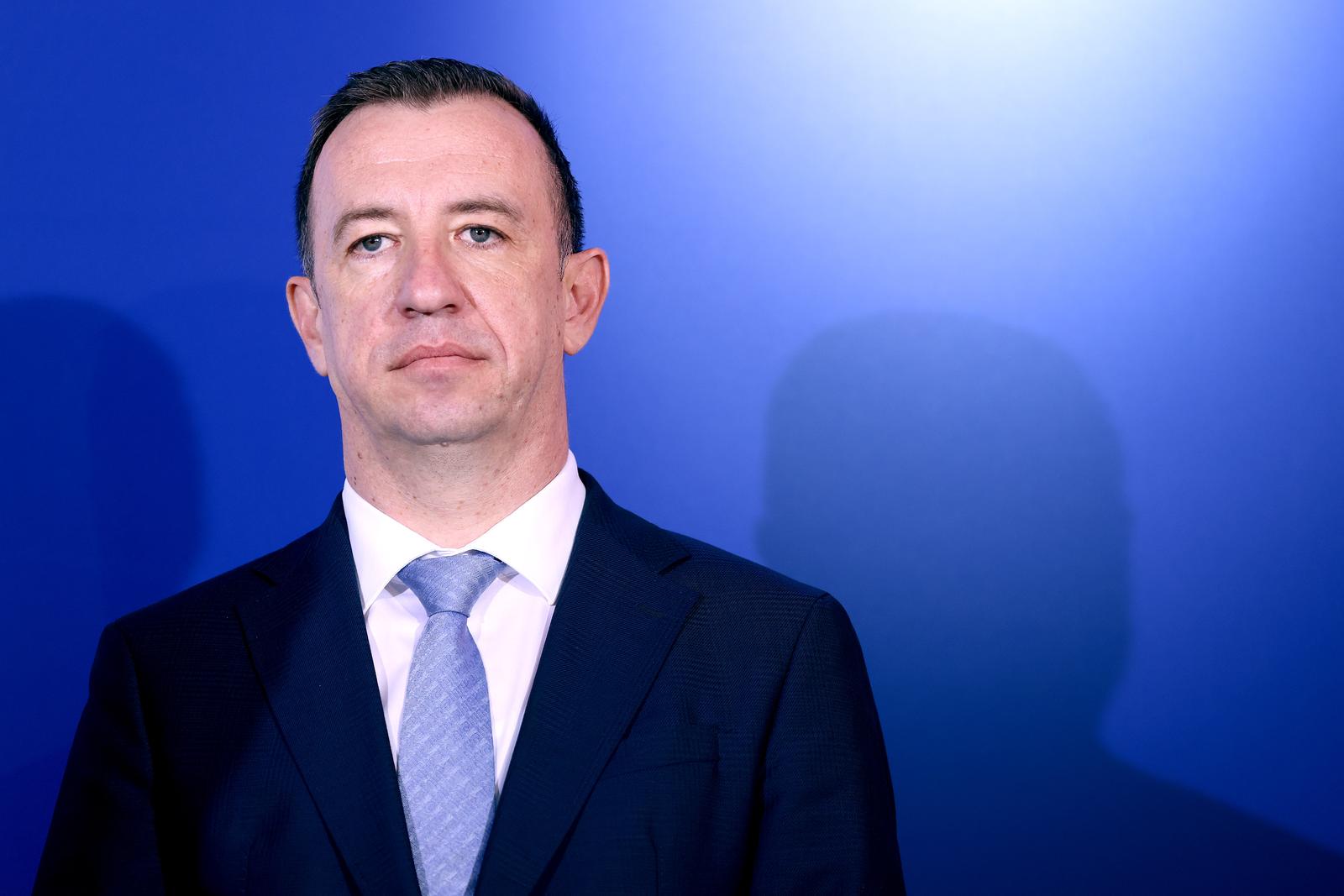 27.03.2025., Zagreb - Na konferenciji za medije odrzanoj u Saboru o temi: "Paket mjera i aktualna politicka situacija" govorili su  Ante Sanader, Nikola Mazar i Petar Simic. Photo: Patrik Macek/PIXSELL