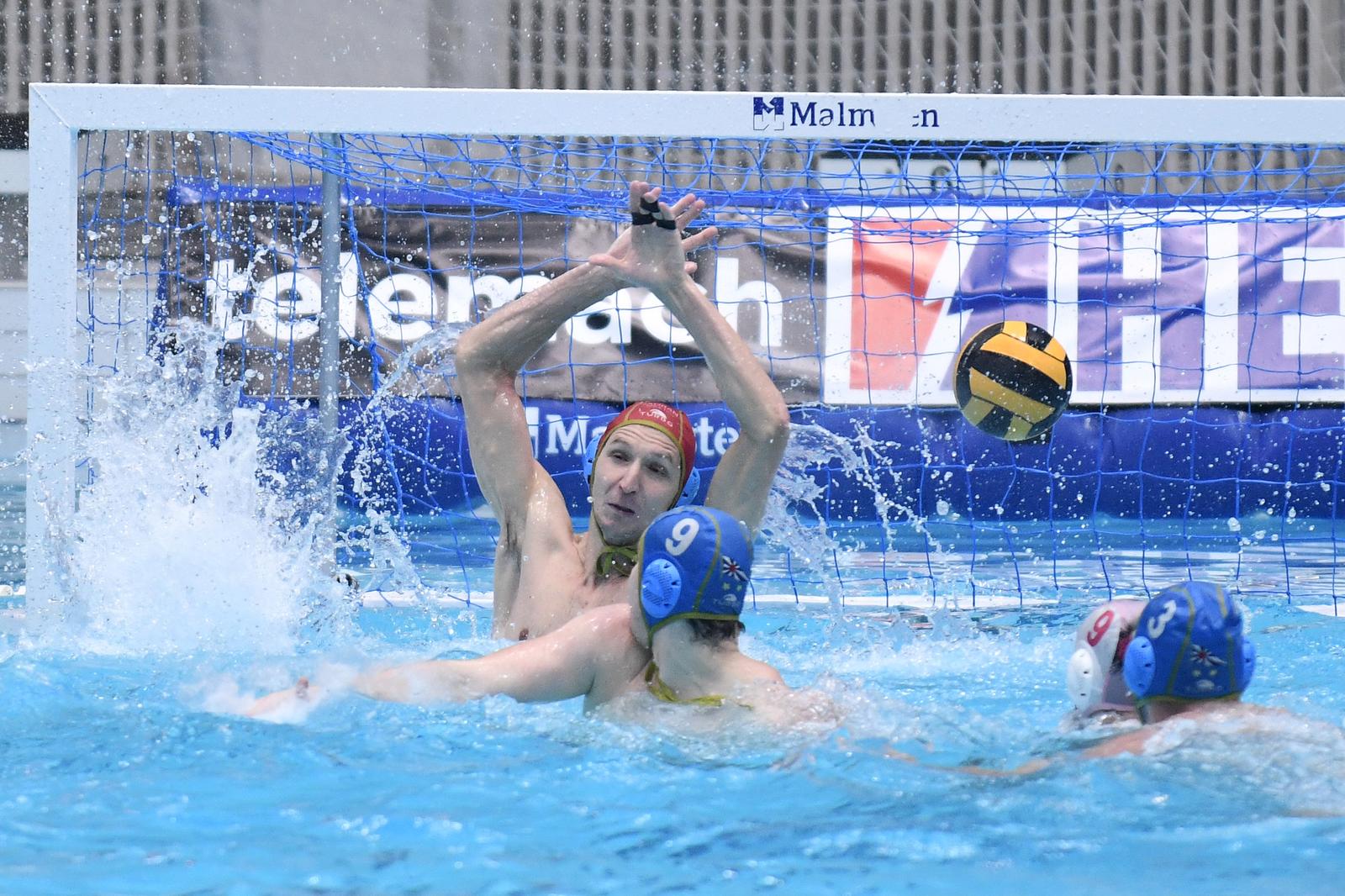 27.11.2024., Sportski park Mladost, Zagreb - Finale Kupa Hrvatske u vaterpolu za muske, VK Jug Adriatic osiguranje - VK Jadran Split. Marko Bijac. Photo: Josip Mikacic/PIXSELL