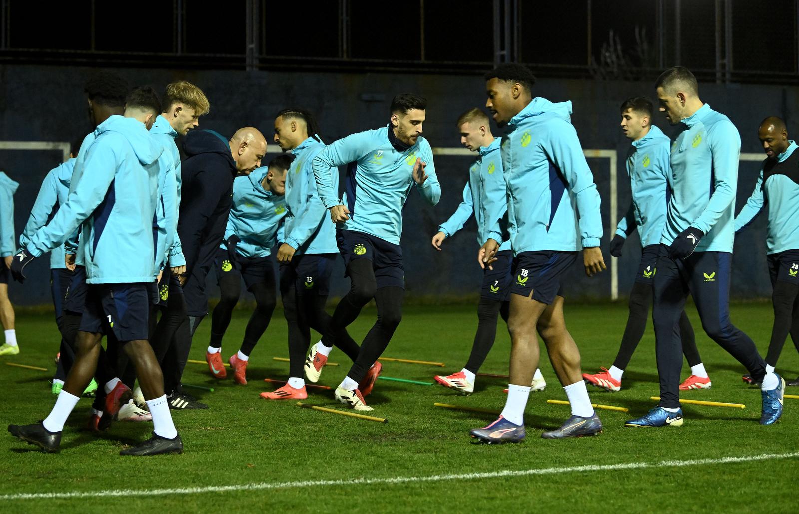27.01.2025., Zagreb - Stadion maksimir, trening Dinama uoci utakmice zadnjeg kola lige prvaka GNK Dinamo - AC Milan.  Photo: Marko Lukunic/PIXSELL