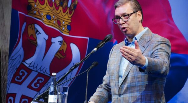 28, February, 2025, Zajecar - The President of the Republic of Serbia Aleksandar Vucic addressed the citizens at the Kraljevica Sports Center in Zajecar as part of his visit to the Zajecar District. Aleksandar Vucic. Photo: M.M./ATAImages

28, februar, 2025, Zajecar -Predsednik Republike Srbije Aleksandar Vucic se obratio gradjanima u Sportskom centru Kraljevica u Zajecaru u skolpu posete Zajecarskom okrugu. Photo: M.M./ATAImages Photo: M.M./ATAImage/PIXSELL