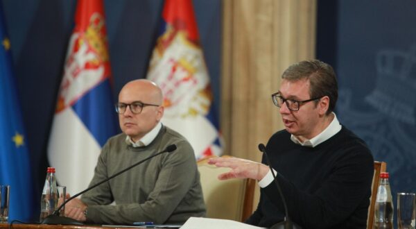 Miloš Vučević i Aleksandar Vučić