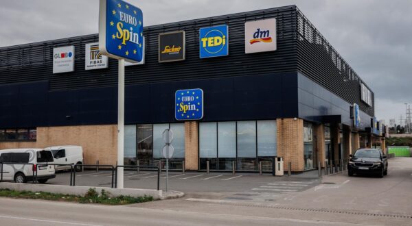 30.01.2025., Split - Gradjani ovaj put nisu ozbiljno svatili poziv na Bojkot Eurospinovih trgovina.
Na fotografiji: Eurospin ducan na Dujmovaci. Photo: Zvonimir Barisin/PIXSELL