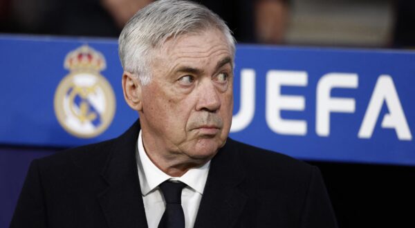 Soccer Football - Champions League - Round of 16 - Second Leg - Atletico Madrid v Real Madrid - Metropolitano, Madrid, Spain - March 12, 2025 Real Madrid coach Carlo Ancelotti before the match REUTERS/Juan Medina Photo: JUAN MEDINA/REUTERS