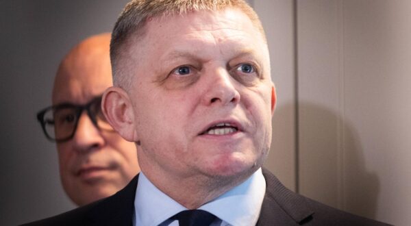 PRESS CONFERENCE PRIME MINISTER SLOVAKIA Press conference of Prime Minister PM of Slovakia Robert Fico on the topic of rental housing. Pictured Prime Minister of the Slovak republic Robert Fico. Copyright: xx svk_pressconference_fico018 Photo: IMAGO/IMAGOSTOCK&PEOPLE