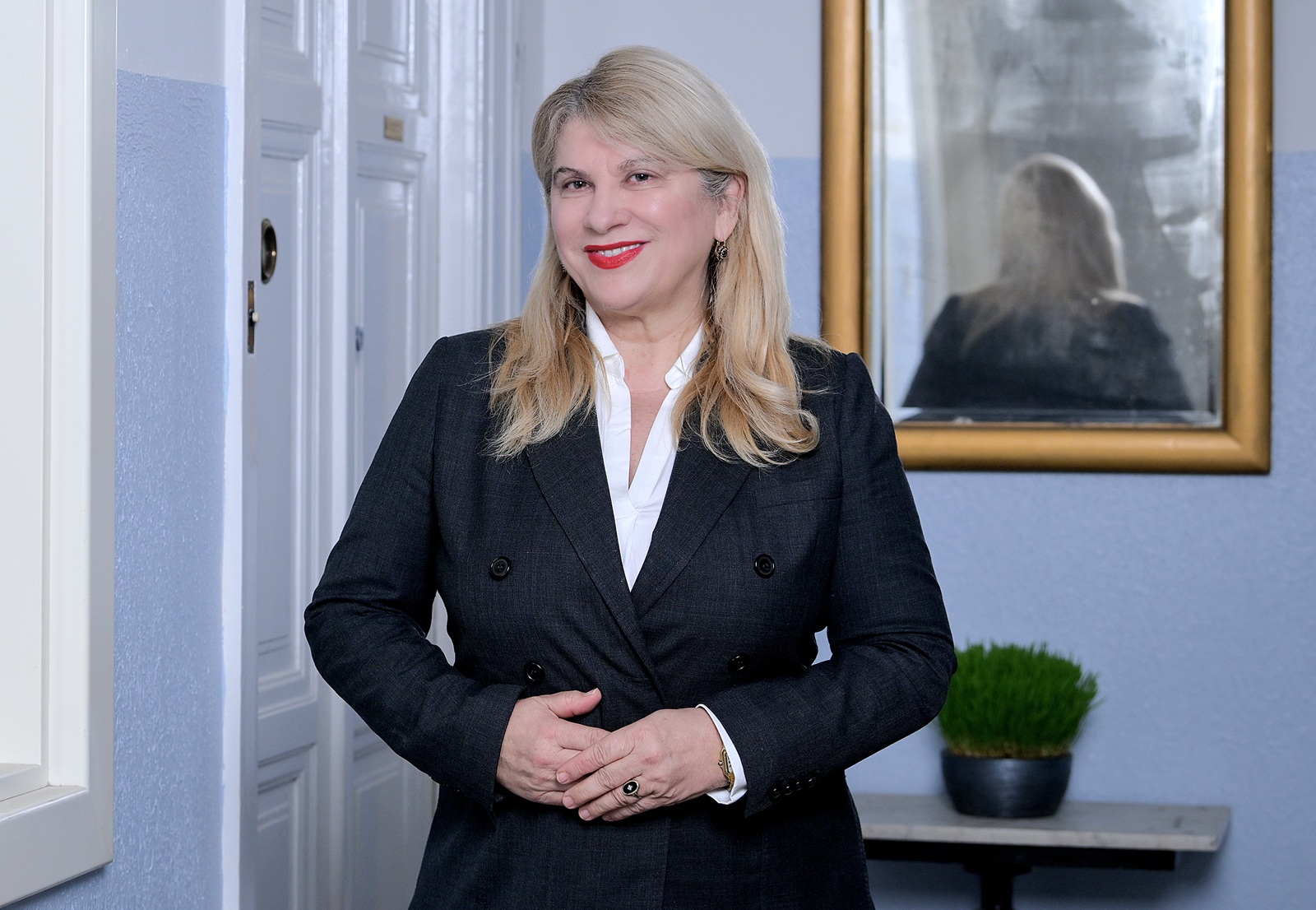 23..01.2025., Zagreb - Vesna Skare Ozbolt, hrvatska politicarka i pravnica.

 Photo: Sandra Simunovic/PIXSELL