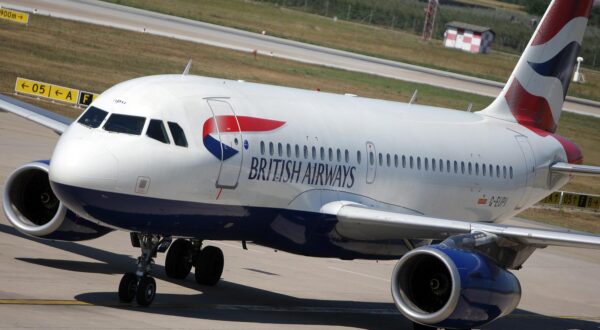 12.08.2013., Zracna luka Zagreb, Zagreb - Zrakoplov Airbus A319 avio kompanije British Airways."nPhoto: Borna Filic/PIXSELL
