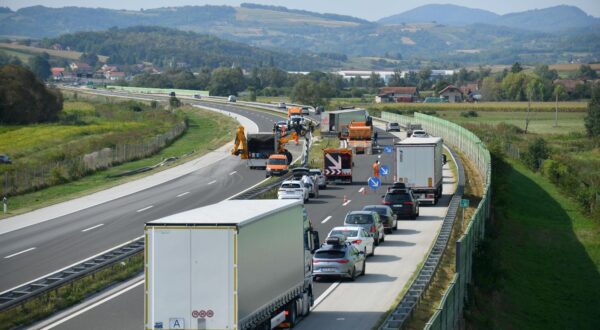 26.8.2024., Breznica, Hrvatska - Prometna nesreca na A4 izmedu cvorova Breznicki Hum i Komin. Photo: Josip Mikacic/PIXSELL