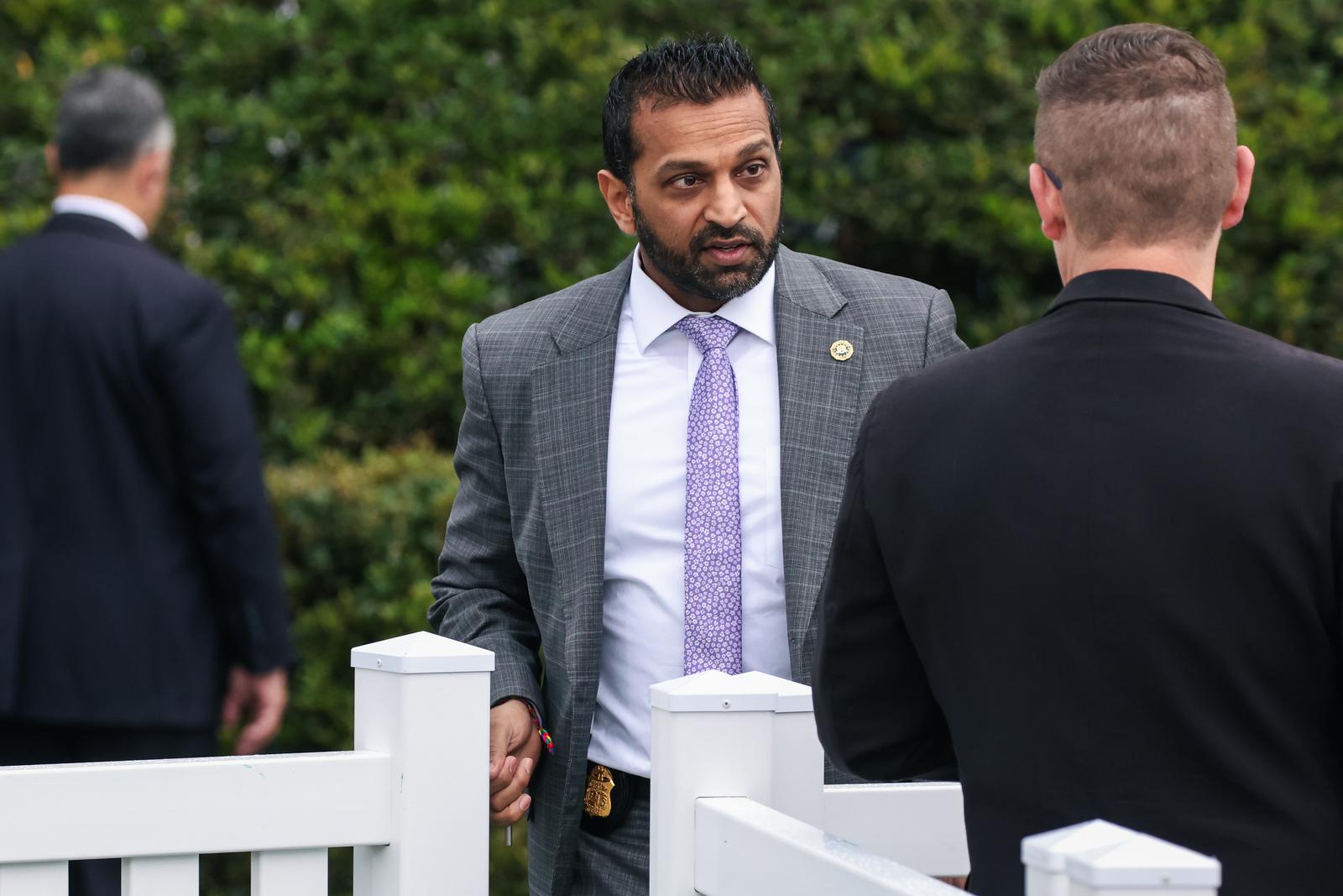Kash Patel, Director, Federal Bureau of Investigation (FBI), attends the 2025 Easter Egg Roll on the South Lawn of the White House on April 21, 2025 in Washington, D.C. Credit: Samuel Corum / Pool via CNP