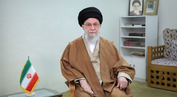 epa11975571 A handout picture made available by the Iranian supreme leader’s office shows Ayatollah Ali Khamenei delivering the Persian New Year (Nowruz) address to the nation in Tehran, Iran, 20 March 2025.  EPA/Iranian supreme leader's office HANDOUT HANDOUT EDITORIAL USE ONLY/NO SALES