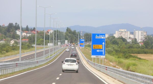 13.07.2023., Karlovac - Ministri Tomo Medved i Oleg  Butkovic nazocili su pustanjem u promet obilaznice Turnja.Obilaznica Turnja, tocnije projekt Izgradnja brze ceste kroz Karlovac, Splitski pravac, Dionica Mostanje  Vukmanicki Cerovac dugacka je sest kilometara a ukupna vrijednost investicije iznosi 23.950.770 eura. Photo: Kristina Stedul Fabac/PIXSELL