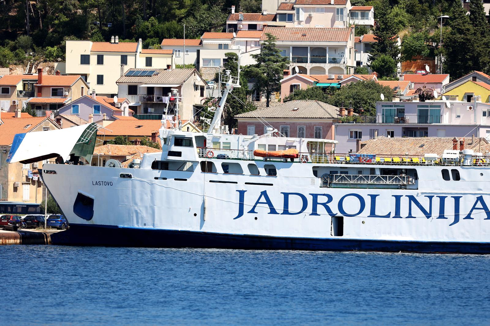12.8.2024.  Rijeka - Nastavljen ocevid na trajektu Lastovo. Photo: Nel Pavletic/PIXSELL