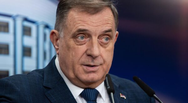 24.03.2025., Banja Luka, Bosna i Hercegovina - Predsjednik Republike Srpske Milorad Dodik odrzao je konferenciju za medije o trenutnoj politickoj i sigurnosnoj situaciji u BiH. Photo: Dejan Rakita/PIXSELL