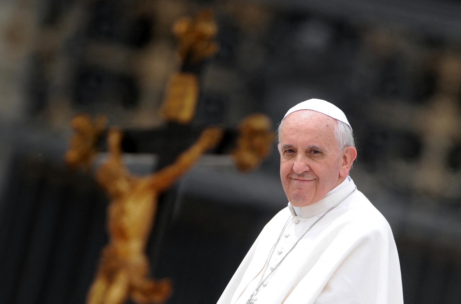 File photo - Pope Francis attends the weekly general audience in Saint Peter's square at the Vatican on May 1, 2013. -- Pope Francis died on Easter Monday, April 21, 2025, at the age of 88 at his residence in the Vatican's Casa Santa Marta. Photo by Eric Vandeville/ABACAPRESS.COM (Photo by Vandeville Eric/ABACA / ipa-agency.net/IPA/Sipa USA) Photo: IPA/SIPA USA
