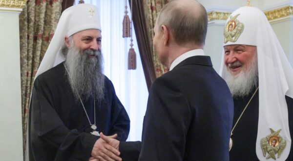 Patrijarh Porfirije s Putinom