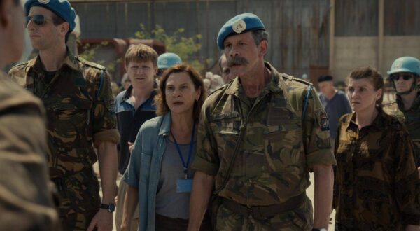 Quo vadis, Aida 2020 - filmstill Johan Heldenbergh and Jasna Djuricic Quo vadis, Aida 2020 EDITORIAL USE ONLY Copyright: xCAP/SFSx Photo: IMAGO/CAP/SFS/IMAGOSTOCK&PEOPLE