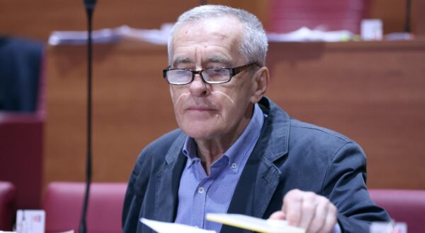 01.04.2025., Zagreb - Sjednica Sabora nastavlja se iznosenjem zastupnickih stajalista te raspravom o Izvjescu o koristenju europskih strukturnih i investicijskih fondova i pretpristupnih programa pomoci Europske unije za razdoblje od 1. sijecnja do 30. lipnja 2024. Photo: Patrik Macek/PIXSELL