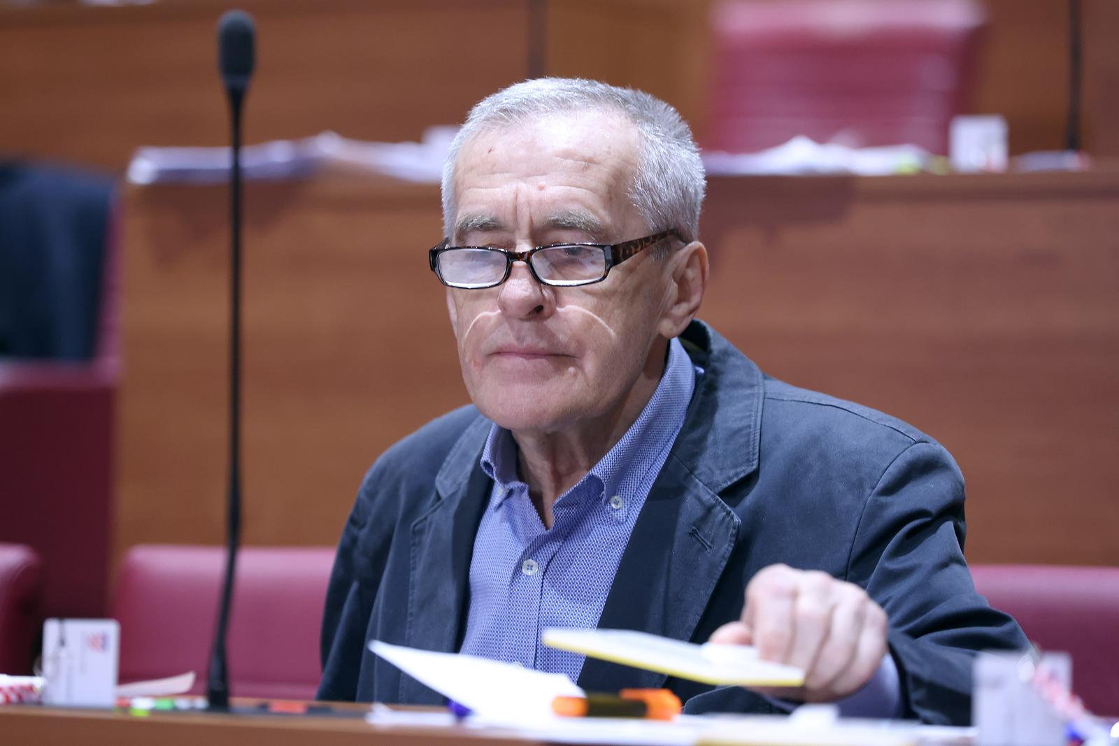 01.04.2025., Zagreb - Sjednica Sabora nastavlja se iznosenjem zastupnickih stajalista te raspravom o Izvjescu o koristenju europskih strukturnih i investicijskih fondova i pretpristupnih programa pomoci Europske unije za razdoblje od 1. sijecnja do 30. lipnja 2024. Photo: Patrik Macek/PIXSELL
