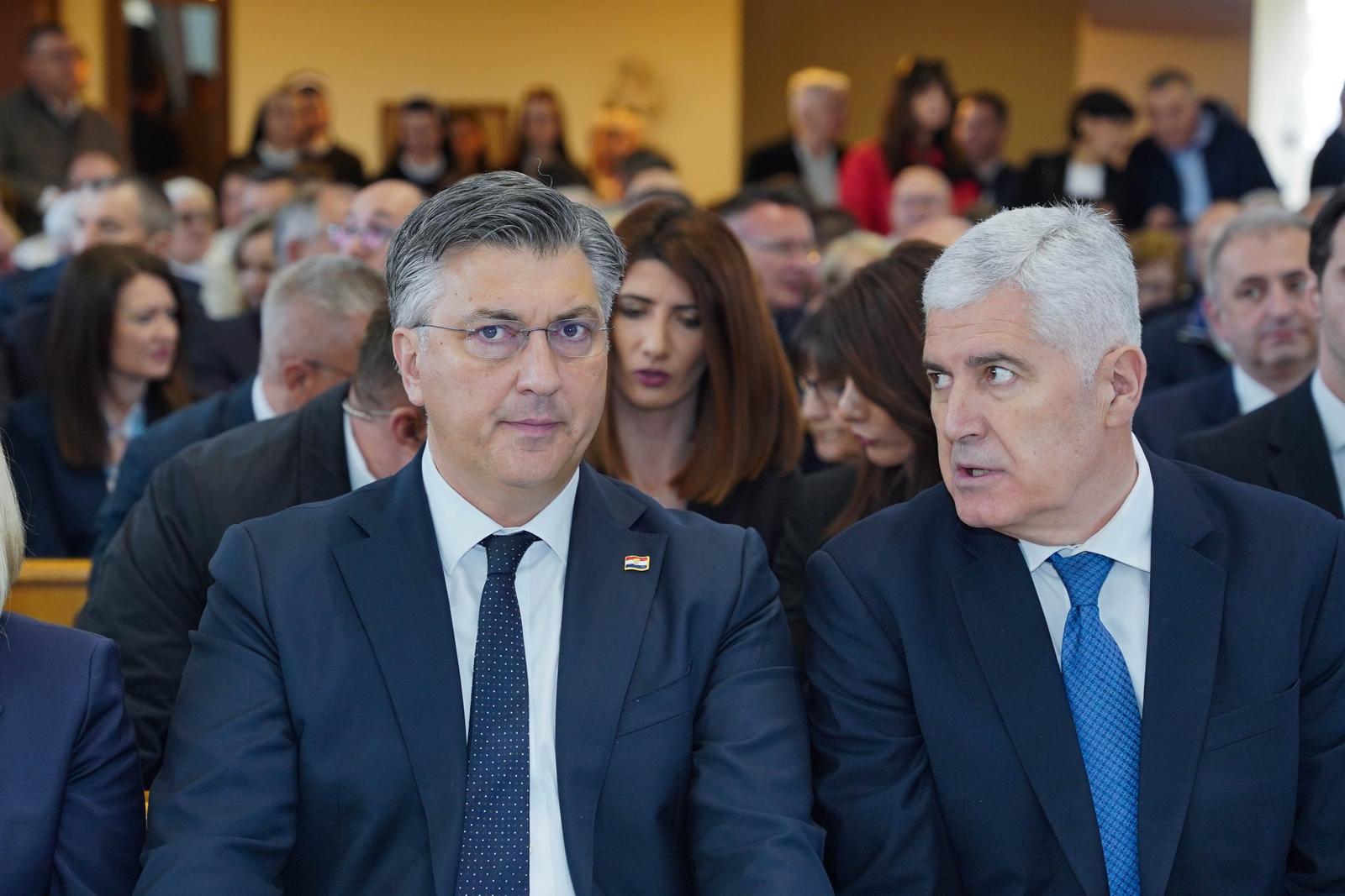 Andrej Plenković i Dragan Čović