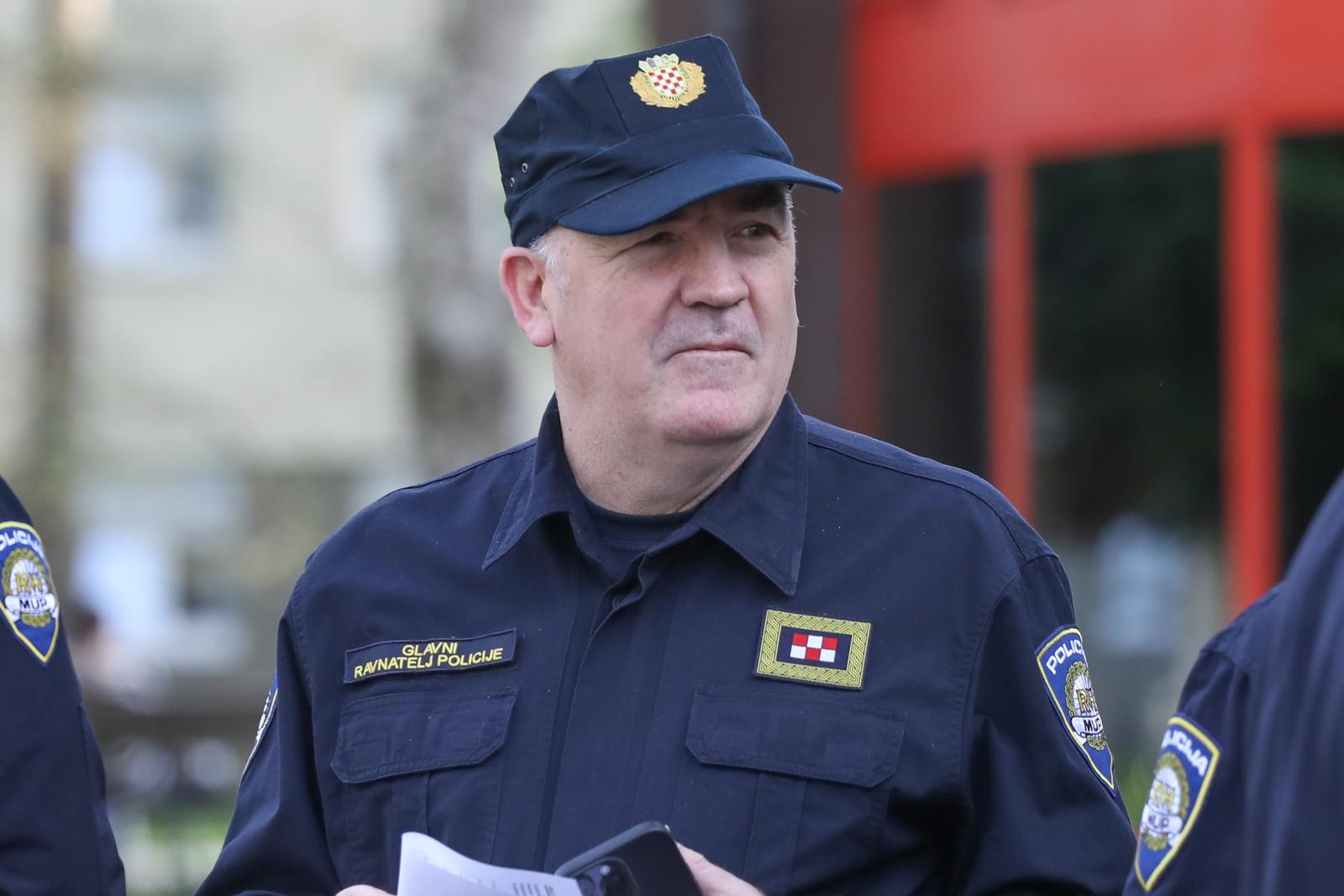 5.4.2024., Studentski dom Stjepan Radic, Zagreb - Potpredsjednik vlade i ministar unutarnjih poslova Davor Bozinovic posjetio je preventivno-edukativni program "Ne trpi nasilje ni sekunde". Glavni ravnatelj policije Nikola Milina. Photo: Luka Batelic/PIXSELL