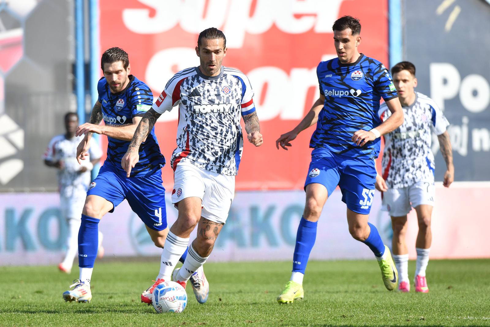 05.04.2025., Stadion Ivan Kusek Apas, Koprivnica- SuperSport HNL, 28. kolo, NK Slaven Belupo-HNK Hajduk.
 Photo: Vjeran Zganec Rogulja/PIXSELL