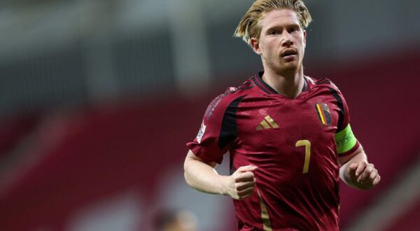 Kevin De Bruyne of Belgium during the UEFA Nations League Group A2 match between Belgium and Israel at Nagyerdei Stadion in Debrecen, Hungary, on September 6, 2024. Photo: Matija Habljak/PIXSELL Photo: Matija Habljak/PIXSELL