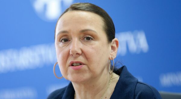07.04.2025., Zagreb,  u Ministarstvu zdravstva odrzano prvo predstavljanje rezultata preventivnih zdravstvenih pregleda na nacionalnoj razini. Na konferenciji su sudjelovali ministrica zdravstva Irena Hrstic, ravnatelj HZJZ Krunoslav Capak, te predstavnik HZJZ i voditelj radne skupine Tomislav Benjak  Photo: Robert Anic/PIXSELL