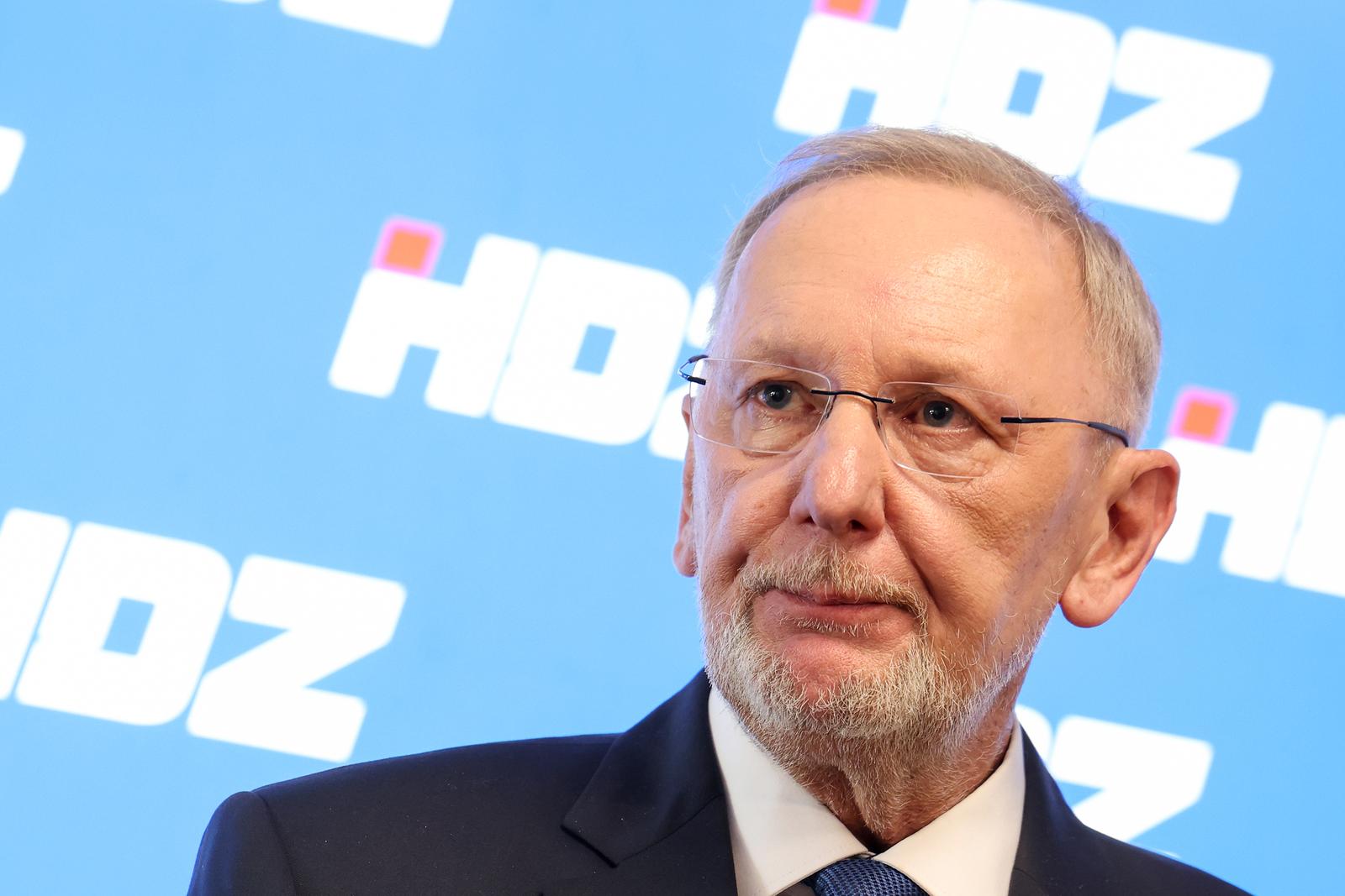 04.04.2025., Zagreb - Predsjednistvo HDZ-a izjava Davora Bozinovica. Photo: Matija Habljak/PIXSELL