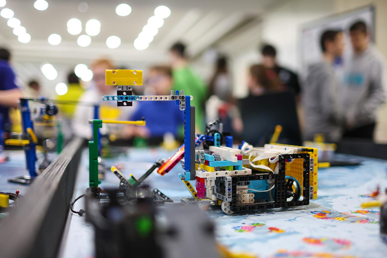 08.03.2025., Fakultet elektrotehnike i racunarstva, Zagreb - Hrvatski roboticki savez i FER organiziraju FIRST LEGO League, ekipno STEM natjecanje za djecu izmedju 10 i 17 godina. Photo: Goran Stanzl/PIXSELL