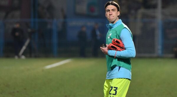 09.03.2025., Gradski stadion Ivan Kusek Apas, Koprivnica - SuperSport HNL, 25. kolo, NK Slaven Belupo - GNK Dinamo. Leon Belcar Photo: Vjeran Zganec Rogulja/PIXSELL