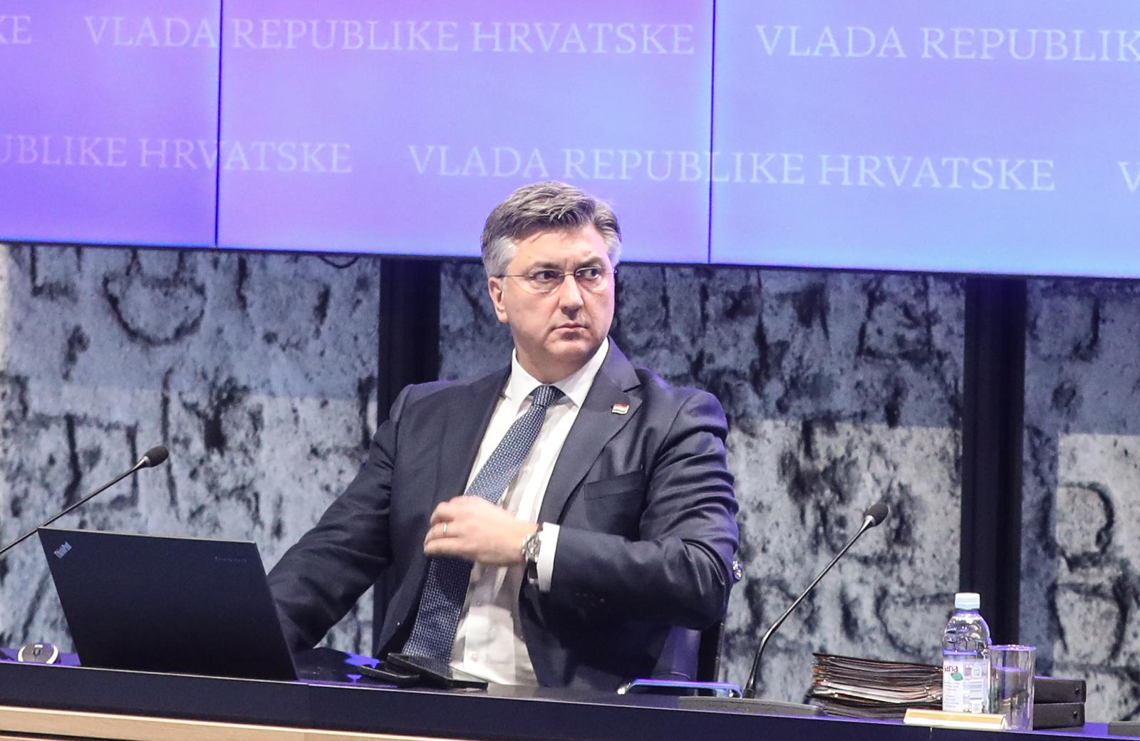 10.04.2025., Zagreb - Pod predsjedanjem premijera Andreja Plenkovica odrzana je 81. sjednica Vlade RH. Photo: Robert Anic/PIXSELL