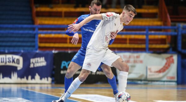 11.02.2024.., Dom sportova, Zagreb - SuperSport 1. Hrvatska malonogometna liga, 14. kolo, MNK Futsal Dinamo - HMNK Vrgorac.  Photo: Slavko Midzor/PIXSELL