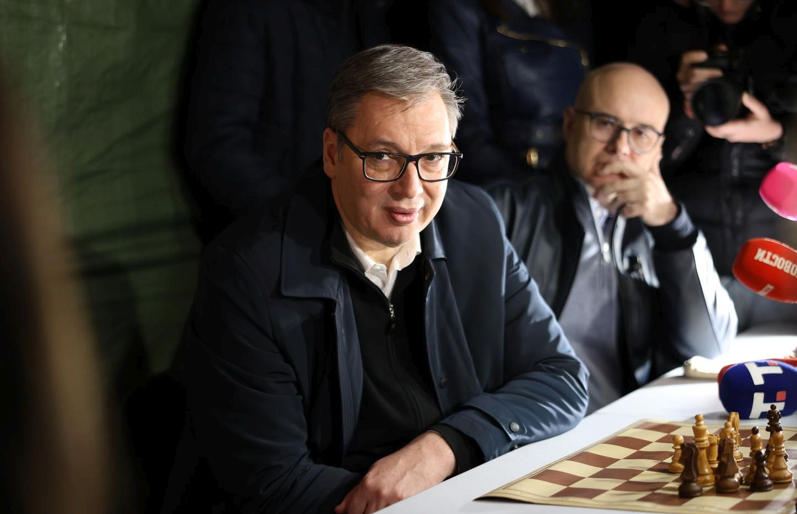 10, April, 2025, Belgrade -The President of the Republic of Serbia, Aleksandar Vucic, visited Pioneer Park, where he discussed current issues with students who want to learn and played a game of chess. Aleksandar Vucic. Photo: M.M./ATAImages

10, april, 2025, Beograd - Predsednik Republike Srbije Aleksandar Vucic obisao je Pionirski park gde je sa studentima koji zele da uce razgovarao o aktuelnim temama i odigrao partiju saha. Photo: M.M./ATAImages Photo: M.M./ATAImages/PIXSELL