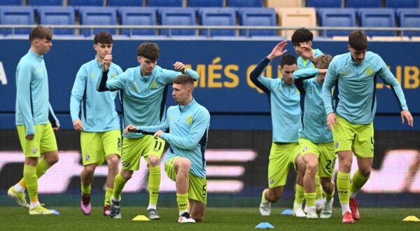 12.02.2025., stadion Johan Cruyff, Sant Joan Despi, Barcelona, Spanjolska - UEFA Liga prvaka mladih, sesnaestina finala, FC Barcelona - GNK Dinamo Zagreb.
 Photo: Marko Lukunic/PIXSELL