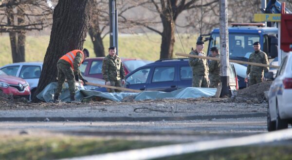 Pad drona u Zagrebu 