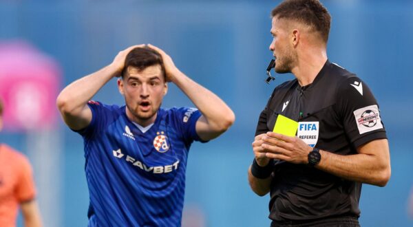 12.04.2025., Zagreb - SuperSport Prva HNL, 29. kolo, GNK Dinamo - NK Osijek. Martin Baturina, Patrik Kolaric Photo: Matija Habljak/PIXSELL