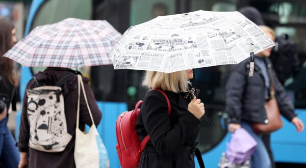 15.04.2025., Zagreb - Kisa povremeno pada diljem hrvatske. Prema prognozama toplo, ali promjenljivo vrijeme s povremenom kisom produziti ce se na veci dio tjedna. Photo: Patrik Macek/PIXSELL