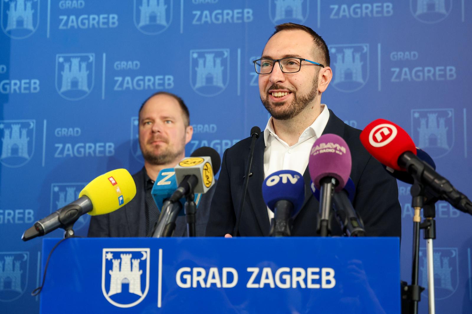 15.04.2025., Zagreb - Konferencija za medije Tomislava Tomasevica. Photo: Matija Habljak/PIXSELL