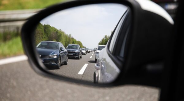 16.04.2025. Karlovac - Zbog nesreća na autocesti A1 stvaraju se gužve u oba smjera Photo: Emica Elvedji/PIXSELL
