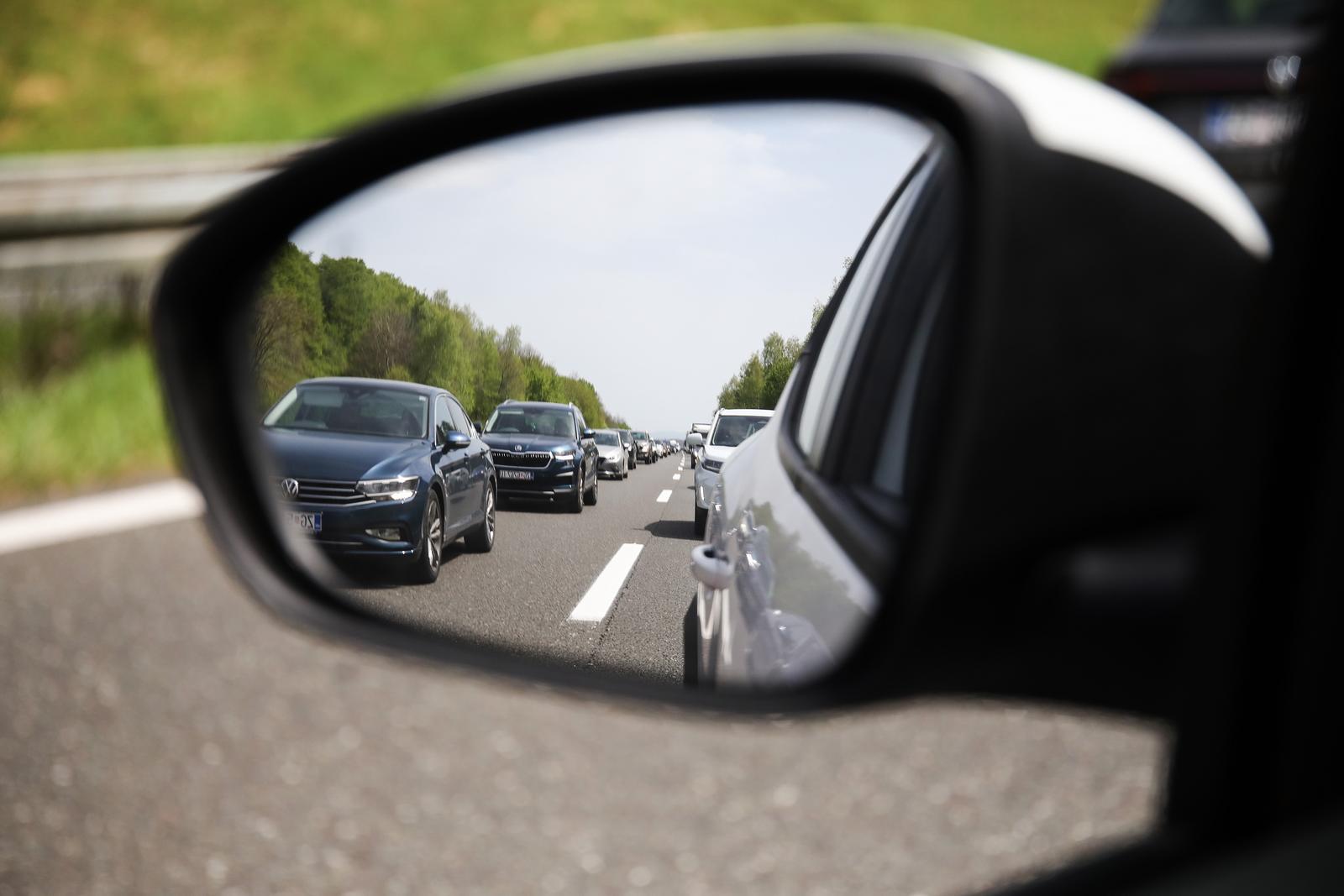 16.04.2025. Karlovac - Zbog nesreća na autocesti A1 stvaraju se gužve u oba smjera Photo: Emica Elvedji/PIXSELL