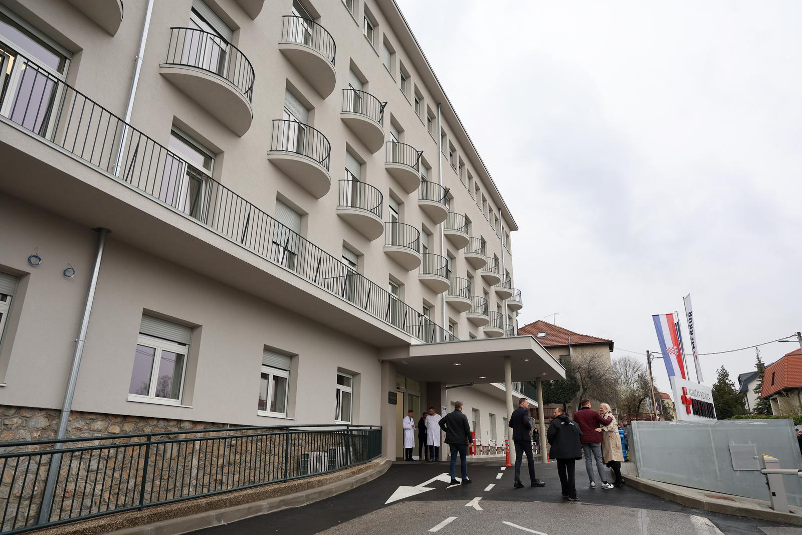 17.03.2025., Zagreb - Svecano otvorenje cjelovito obnovljene zgrade Klinicke bolnice Merkur i obilazak novoobnovljenog dijela bolnice povodom 5. obljetnice razornog potresa koji je pogodio Zagreb i okolicu 22. ozujka 2020.. Photo: Patrik Macek/PIXSELL
