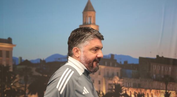 17.04.2025.,Split-  Trener Hajduka Gennaro Gattuso odrzao koferenciju za medije uoci utakmice protiv Varazdina. Photo: Ivo Cagalj/PIXSELL