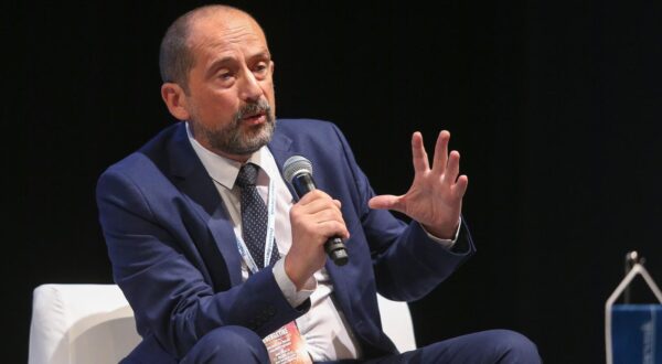 17.09.2019., Zagreb - Konferencija Snaga Hrvatske Energetike u organizaciji Poslovnog dnevnika odrzana je u maloj dvorani KD Vatroslava Lisinskog. Panel diskusija, Elektricna energija. Goran Slipac. rPhoto: Luka Stanzl/PIXSELL