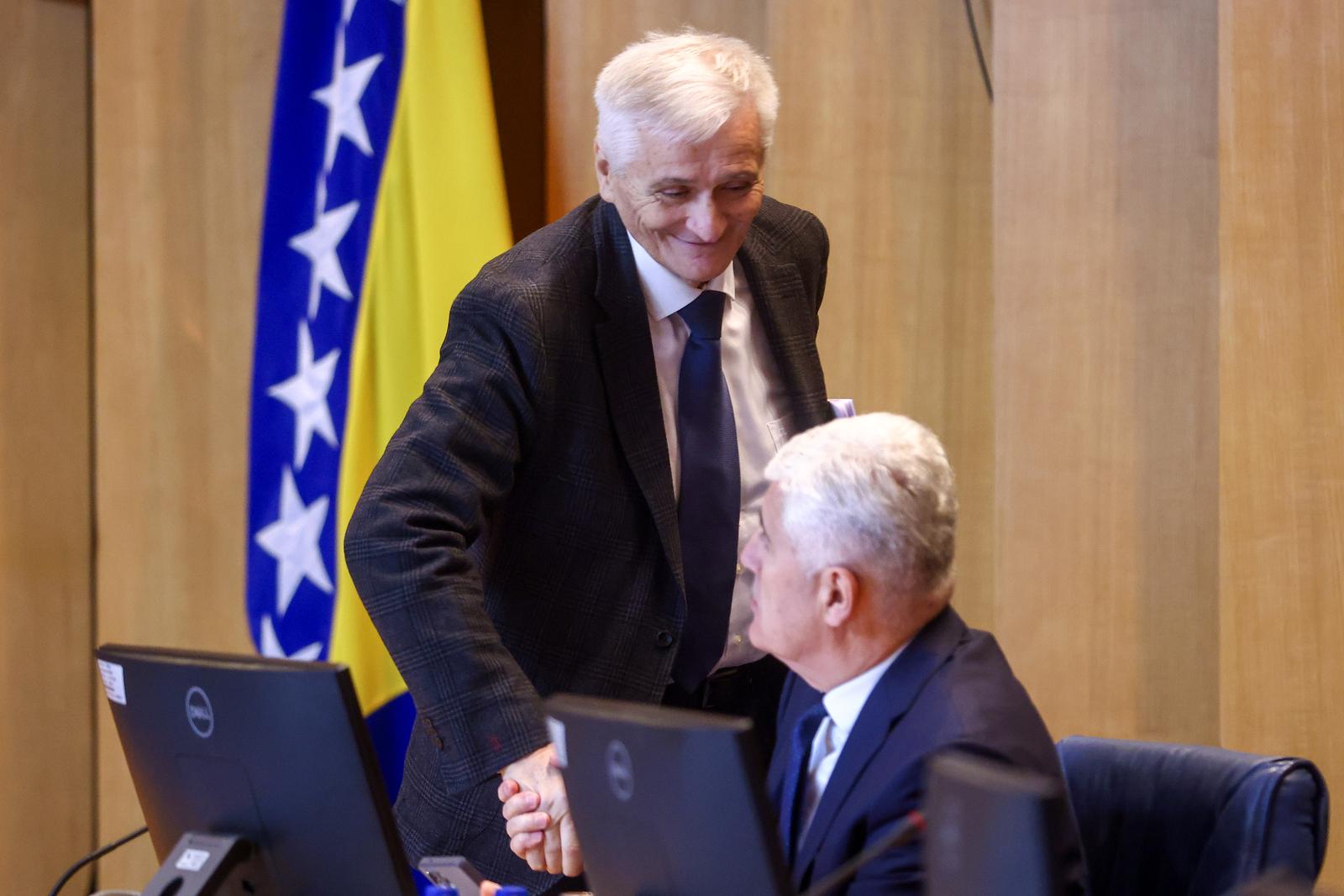 18.02.2025., Sarajevo, Bosna i Hercegovina - Zapocela je 9. hitna sjednica Doma naroda Parlamentarne skupstine BiH na kojoj se raspravlja o smjeni prvog predsjedavajuceg ovog doma. Photo: Armin Durgut/PIXSELL