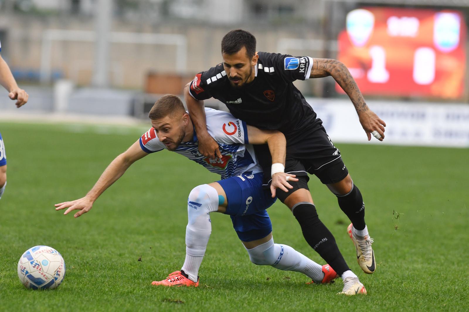 19.10.2024., Sibenik - HNK Sibenik i Nk Osijek sastali su se u 10. kolu SuperSport HNL-a. Photo: Hrvoje Jelavic/PIXSELL